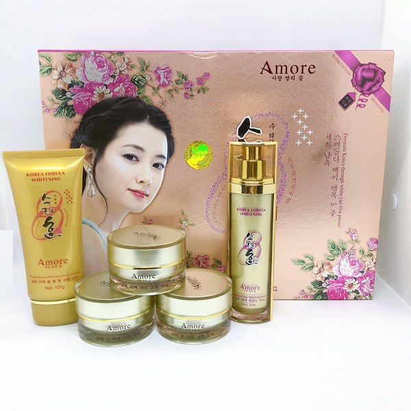 BỘ KEM AMORE 5IN1