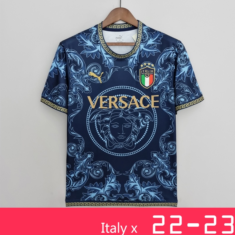 Áo Thun Số 22/23 Ý x Versace Câu Lạc Bộ Bóng Đá Cho Nam