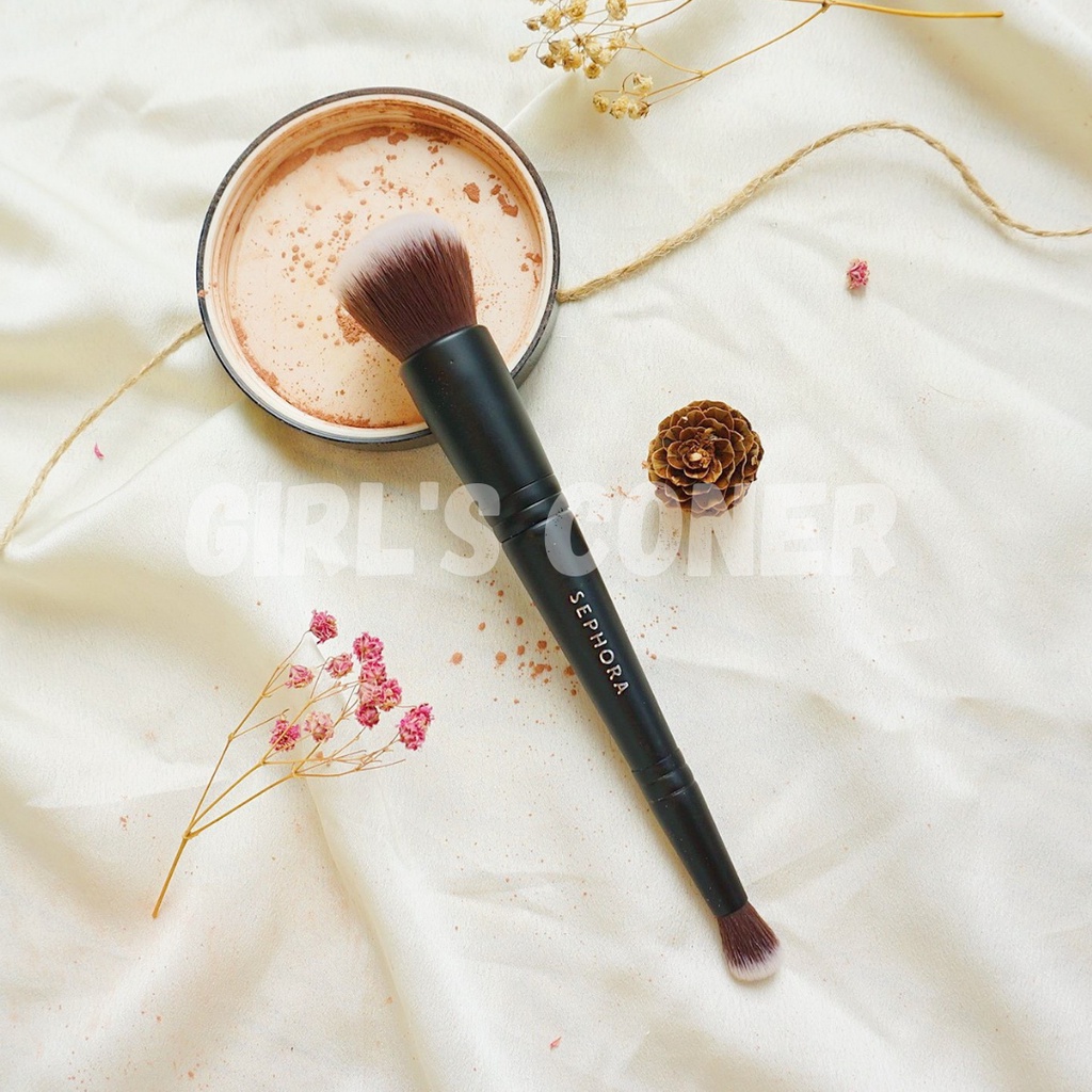 Cọ Sephora 2 đầu Classic Double Ended - Multitasker &amp; Concealer #202