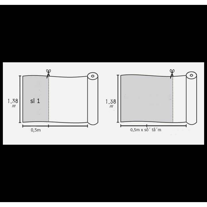 Vải da simili PVC làm handmade khổ lớn