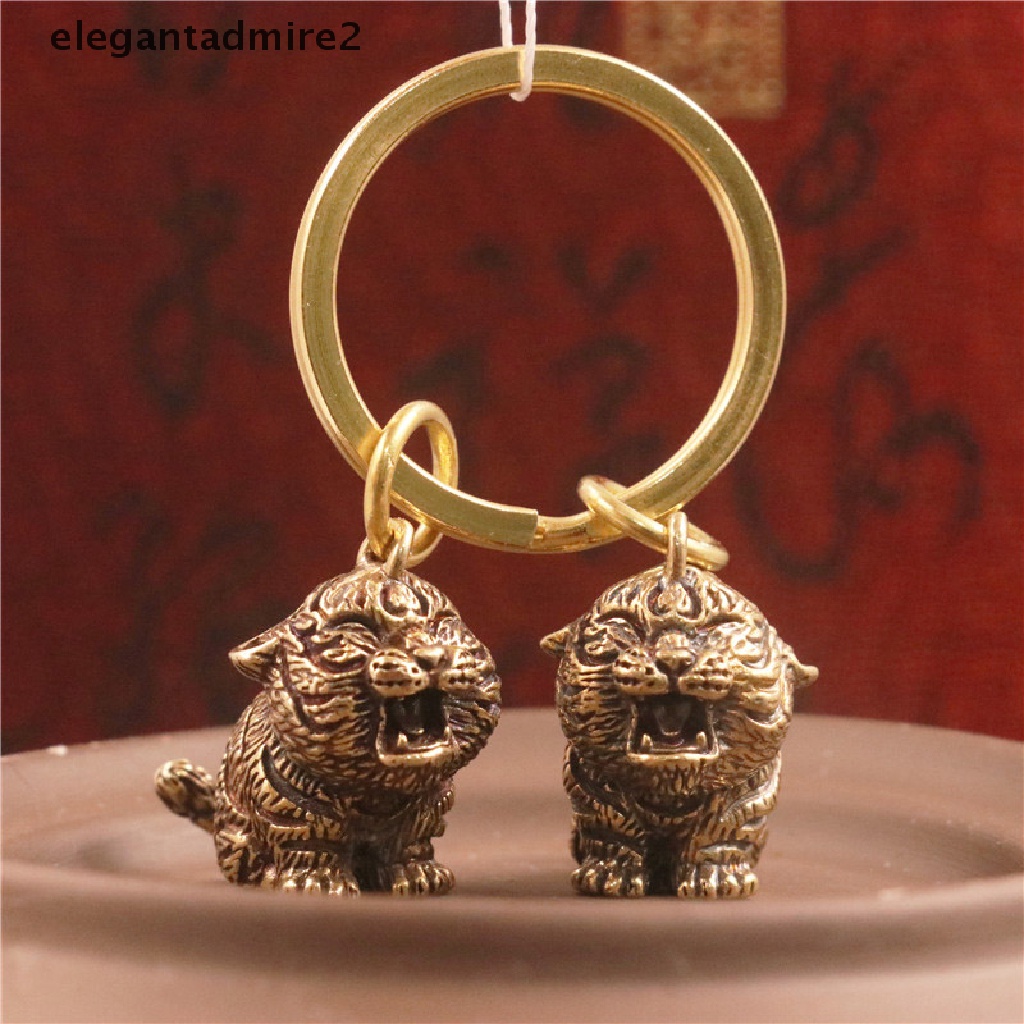 Móc Khóa Hình Hổ Bằng Đồng Thau DIY