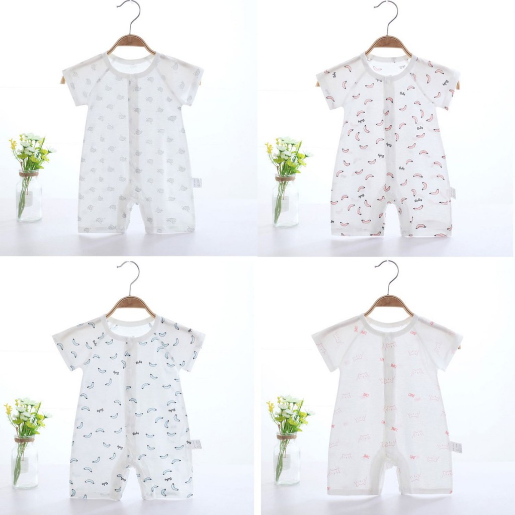 Body đùi cho bé trai và bé gái sơ sinh từ 3-14kg hàng cotton mềm mịn - BD17