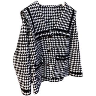 [Order] Áo khoác kẻ dạ len chất dày