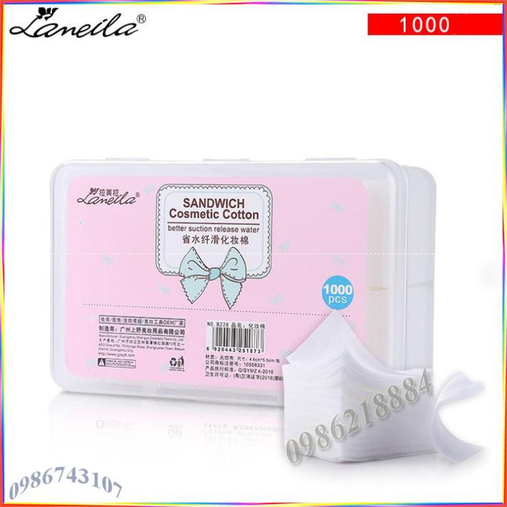 Bông tẩy trang Laneila hộp 1000 miếng ABT45 | BigBuy360 - bigbuy360.vn