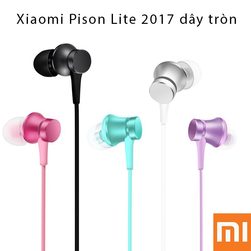  (5 màu) Tai nghe Xiaomi Piston lite 2017 Dây tròn  Qsỉ buôn