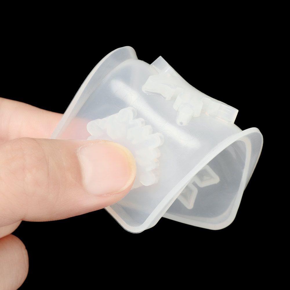 Khuôn Làm Móc Khóa Hình Bông Tuyết 3D Bằng Nhựa Resin
