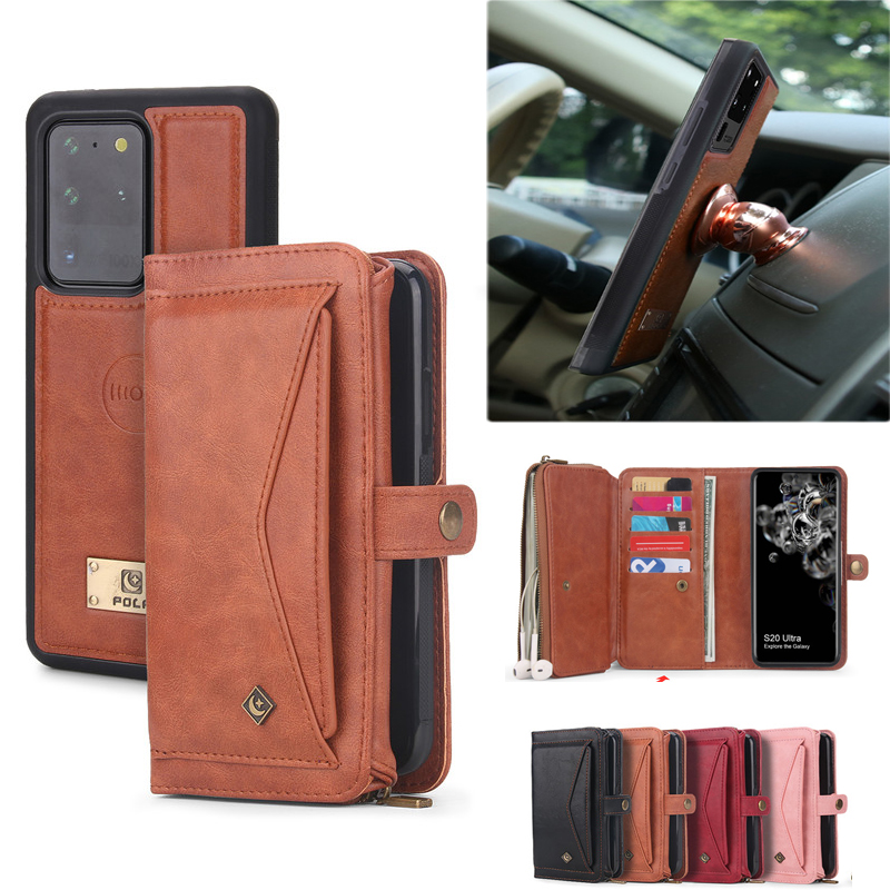 Bao Da Có Ngăn Đựng Thẻ Tiện Dụng Cho Samsung Note 20 Ultra / Note 10 / Note 9 | BigBuy360 - bigbuy360.vn