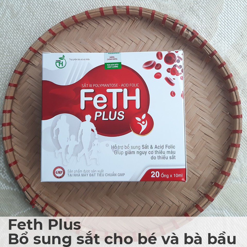 [GIÁ SỈ] FeTH Plus - Bổ sung sắt, acid folic cho người thiếu máu và bà bầu