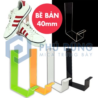 [Combo 10 Kệ] Đế Mica NHIỀU MÀU - BỀ BẢN 4 CM Trưng Bày Giày/Dép Kiểu Chữ L