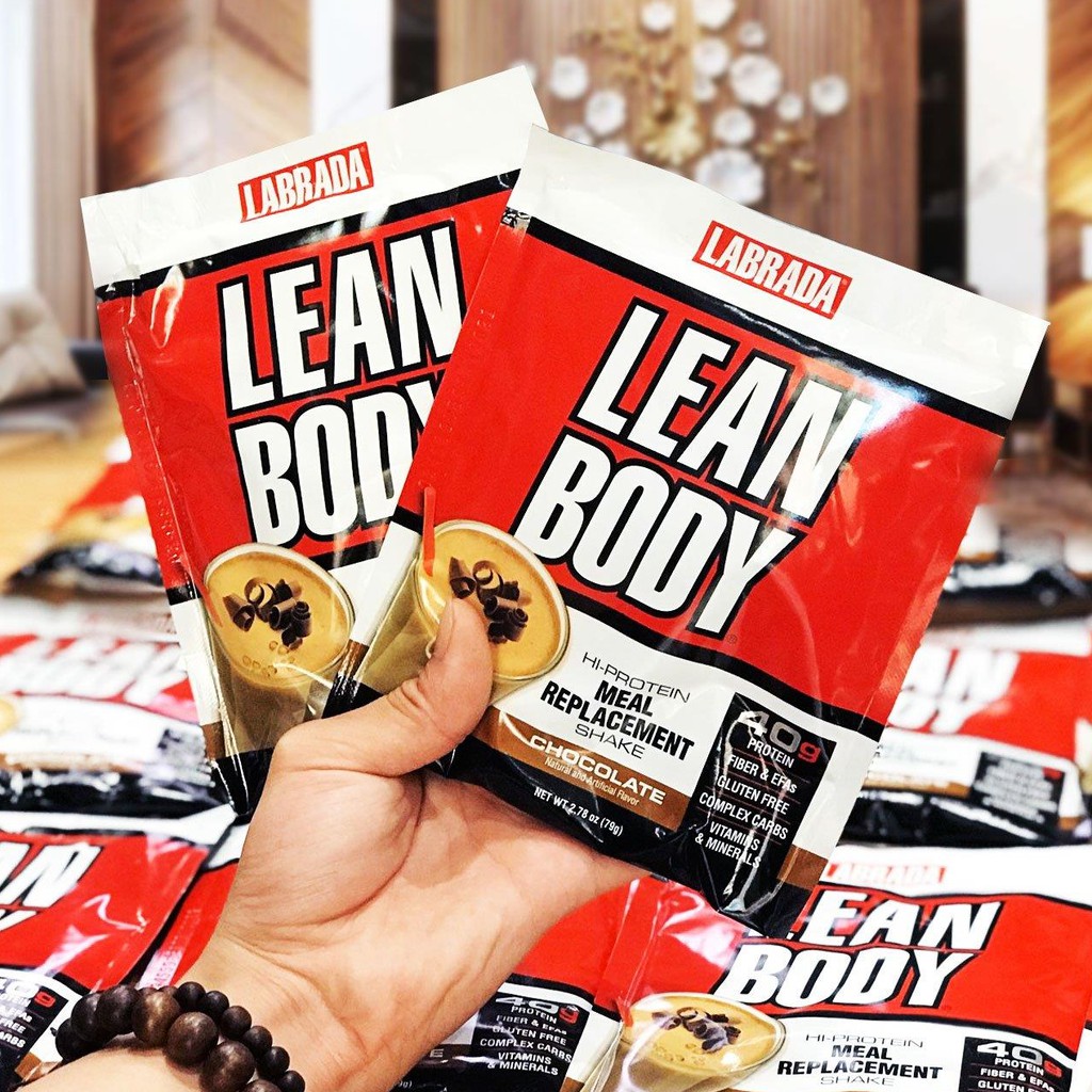 LEANBODY | Combo 12 Gói Sample 1 Lần Dùng Labrada Lean Body - Dinh Dưỡng Thay thế Bữa Ăn Cho Người Bận Rộn