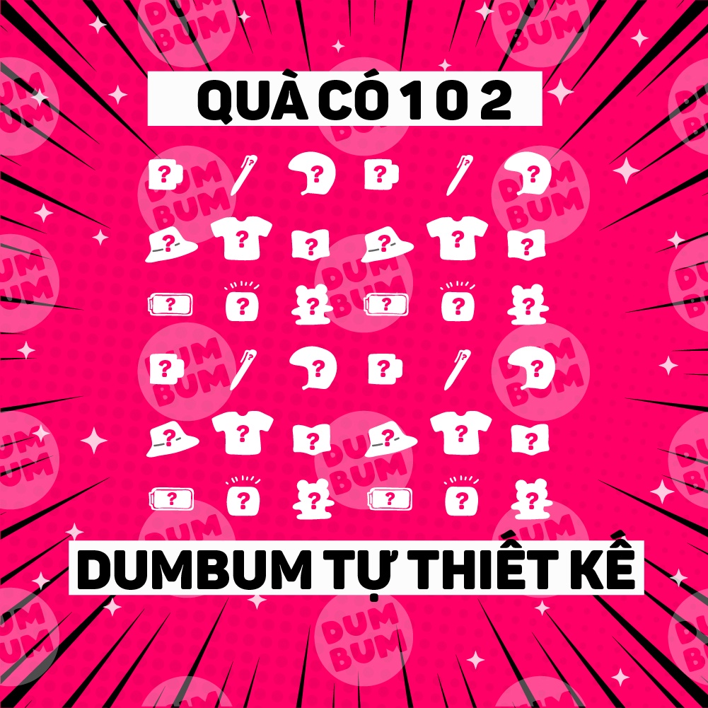 [Mã SKAMSALE8 giảm 10% đơn 200K] Quà bí mật nhân phẩm tiệm đồ ăn vặt DumBum Hà Nội