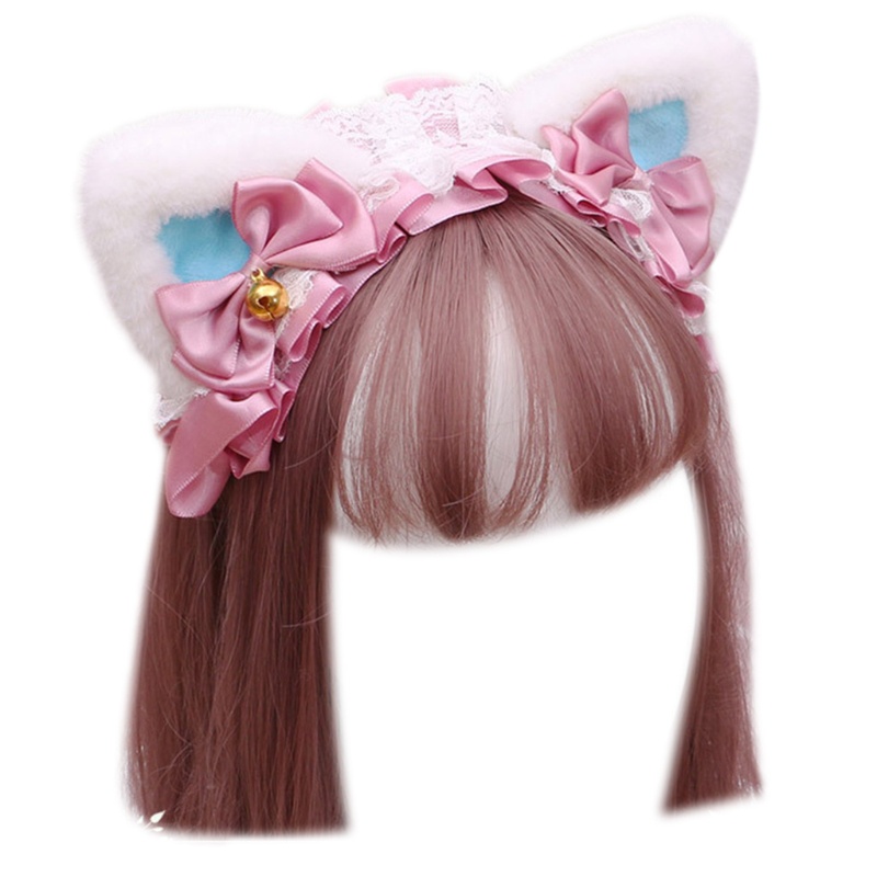 Băng Đô Tai Mèo Phối Ren Và Chuông Phong Cách Lolita YOUYO
