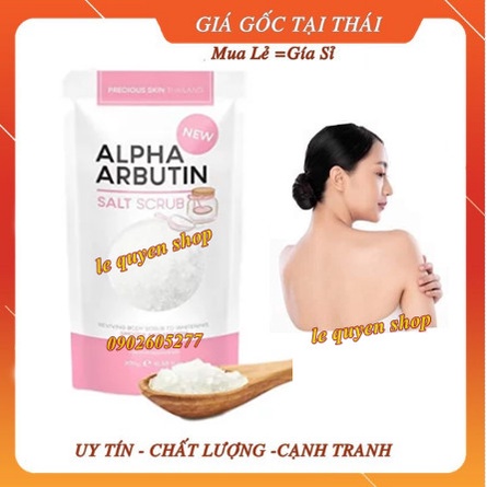 MUỐI TẮM TẨY TẾ BÀO CHẾT ALPHA ARBUTIN 300g Thái Lan