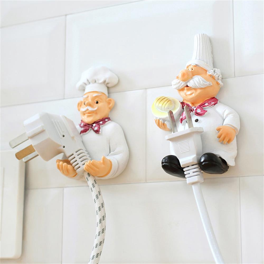 Home Fashion Strong Kitchen Sticky Socket Storage Rack Hook