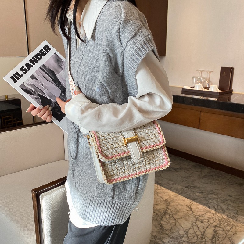 TÚI XÁCH NỮ, TÚI ĐEO CHÉO ĐI BIỂN, ĐI CHƠI PHỐI DẠ QUAI VẢI XINH XẮN TN 153 | BigBuy360 - bigbuy360.vn