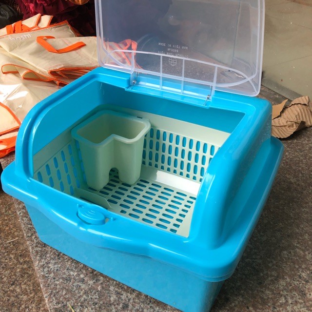 Kệ Để Bát Đĩa Đa Năng Có Ống Cắm Đũa Việt Nhật Plastic