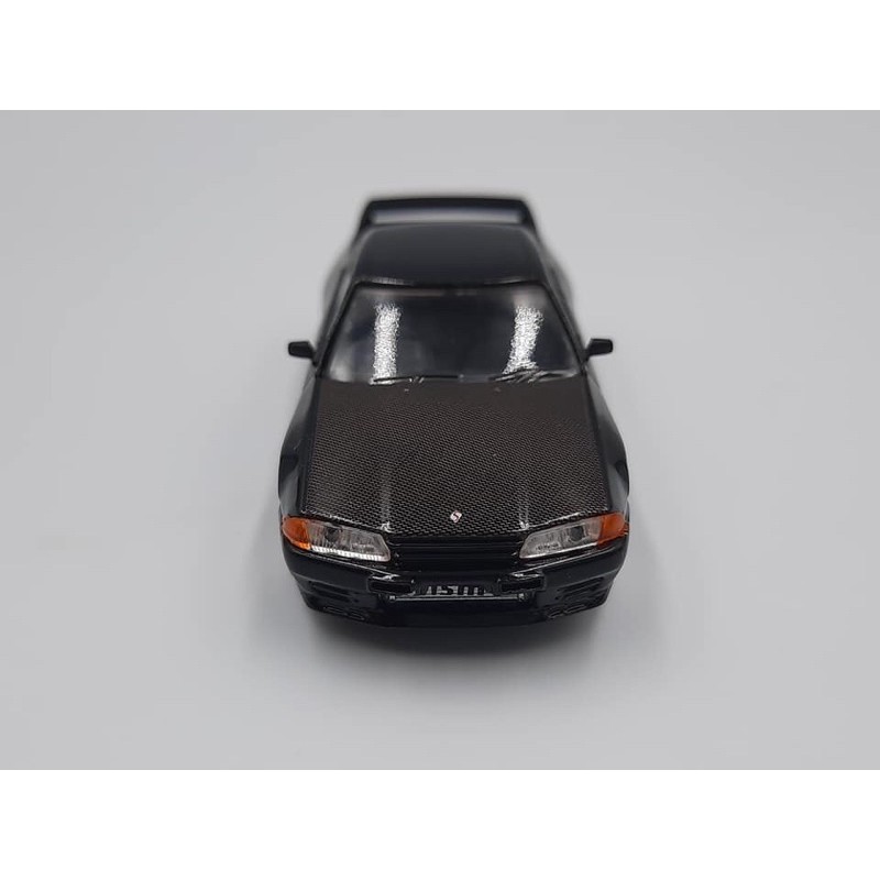 Xe Mô Hình Nissan SkyLine GT-R (R32) 1:64 Minigt ( Đen )