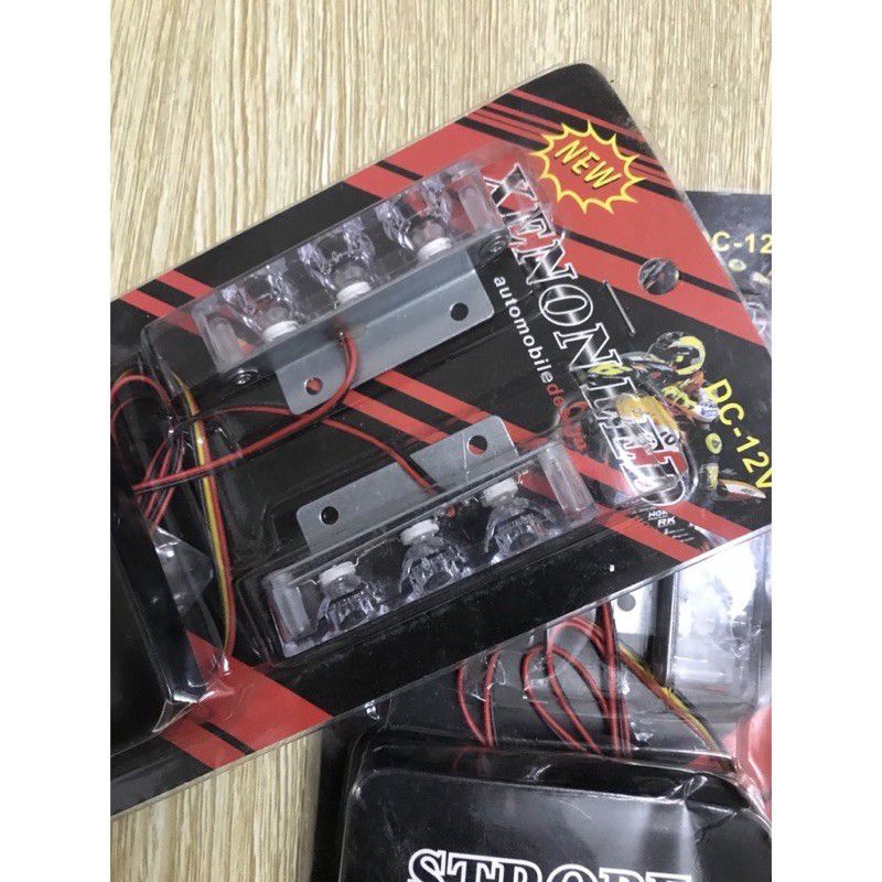 Đèn nháy police gắn xe máy, xe điện