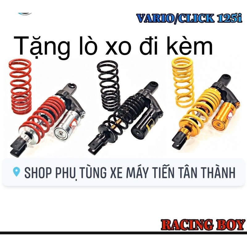 phuộc sau RCB mẫu VDBK  click125 vario vision  CHÍNH HÃNG RACING BOY