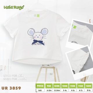 Set chân váy kèm áo thun cho bé gái/ Chân váy Uala Rogo/ Áo thun Uala Rogo/ Áo crop top cho bé gái