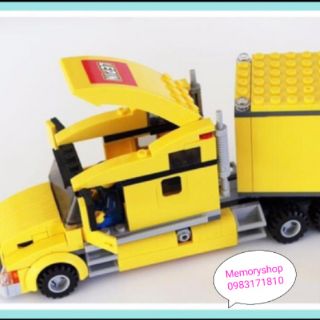 Xếp hình Xe container chở hàng mã số 02036