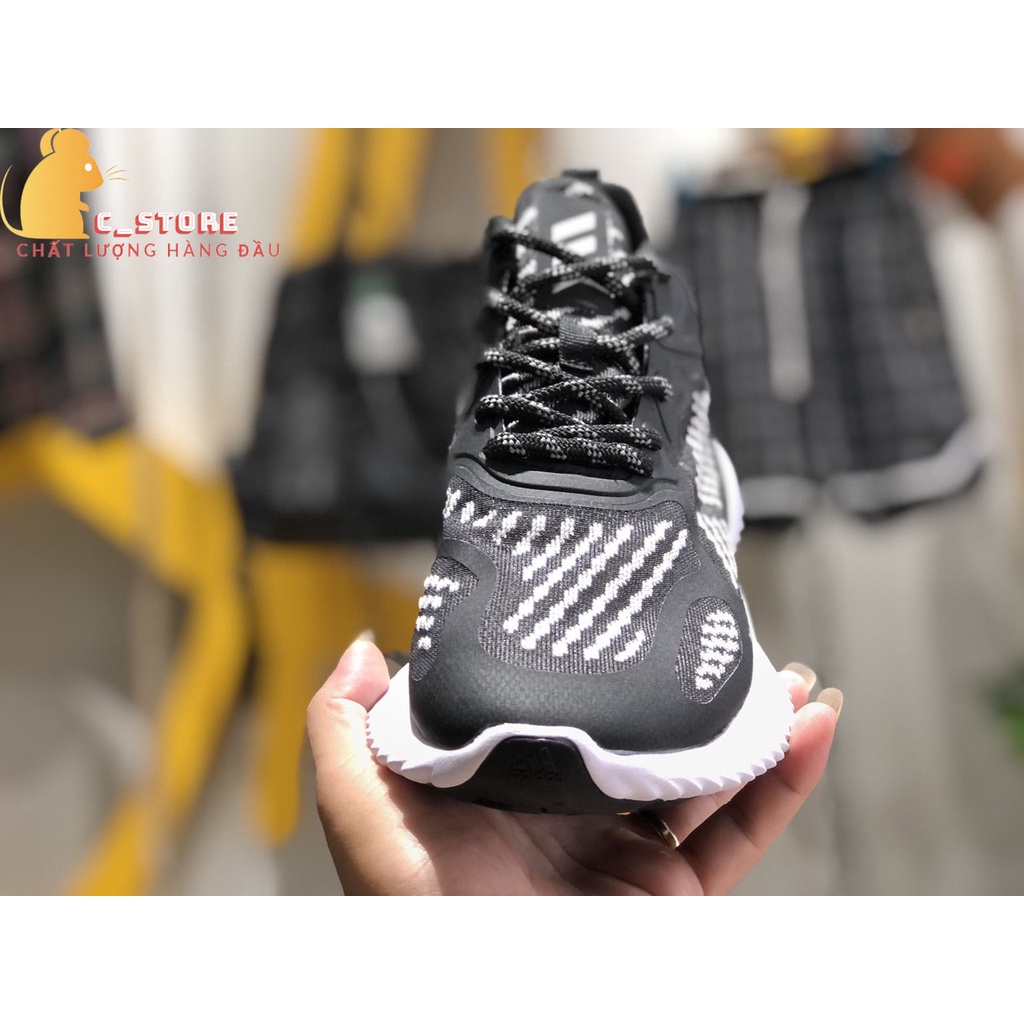 Giày thể thao nam nữ Adidas Alpha Bounch 2018 hàng chuẩn 1.1 chuyên dùng chạy bộ