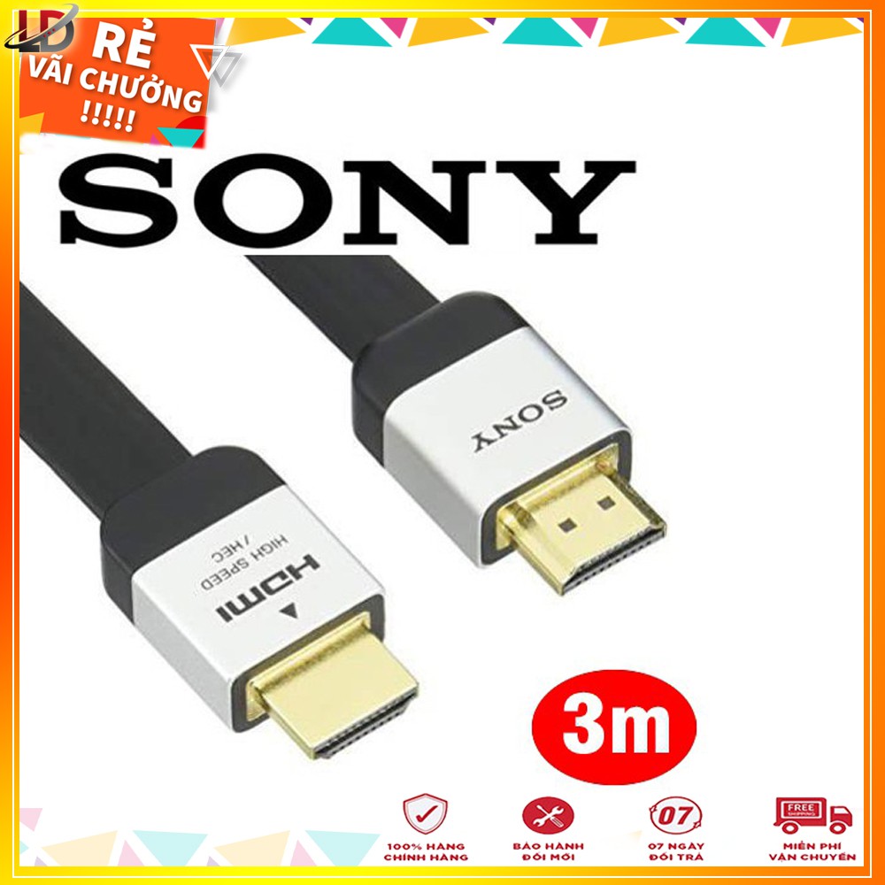 Dây cáp HDMI SONY dài 3M độ phân giải fullHD 1080p sắc nét