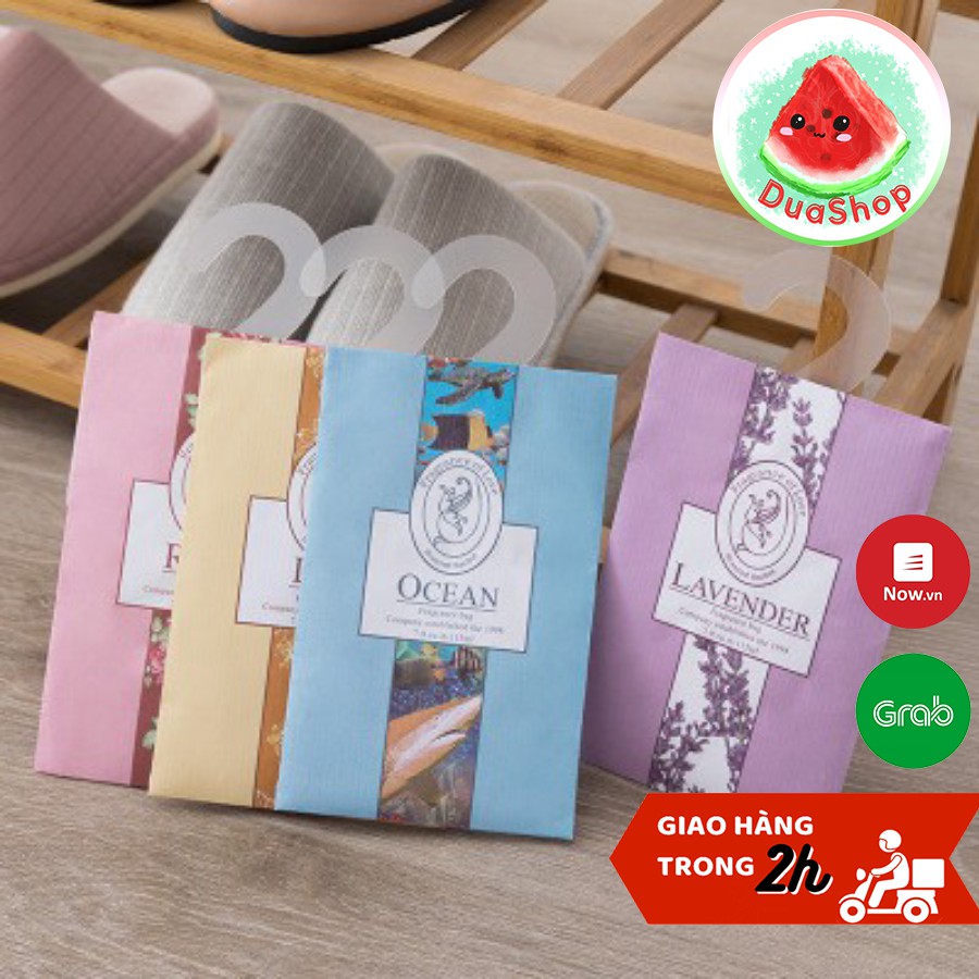 Túi thơm thảo mộc treo phòng/ treo tủ quần áo hương dịu ngọt - Túi Thơm Có Móc Treo 🍉Duashop🍉