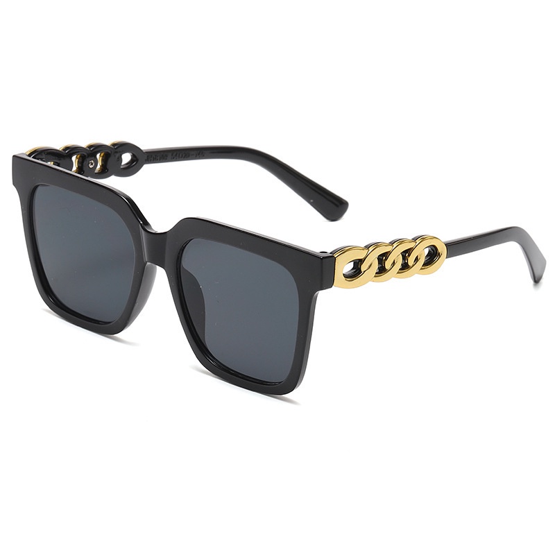 Kính Mát Gọng Vuông Cao Cấp Chống Tia UV400 Thời Trang Hàn Quốc Dành Cho Nam Nữ