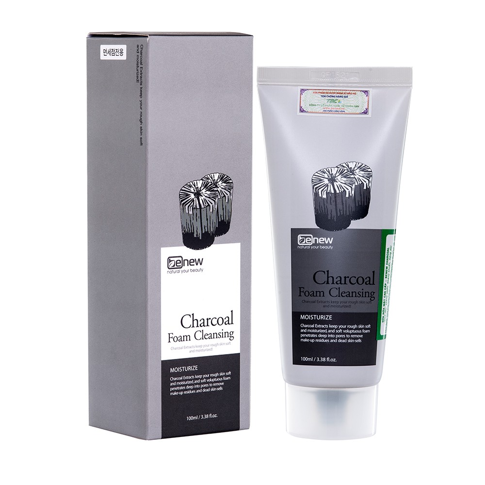 Sữa rửa mặt than hoạt tính sạch nhờn, ngừa mụn DABO 150ML/Tuýp Và BENEW 100ML/Tuýp Hàn quốc- Hàng chính hãng