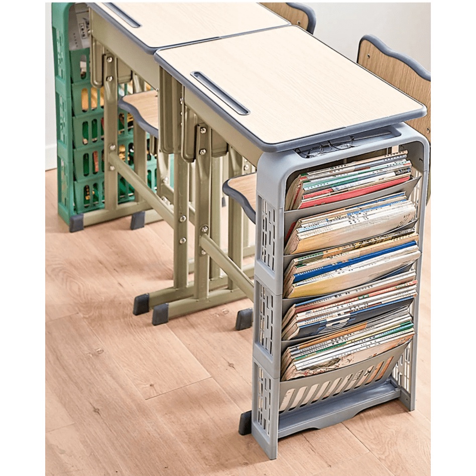 Libishop - Kệ sách đề bàn, Kệ tạp chí gắn bên hông bàn học tập cao cấp