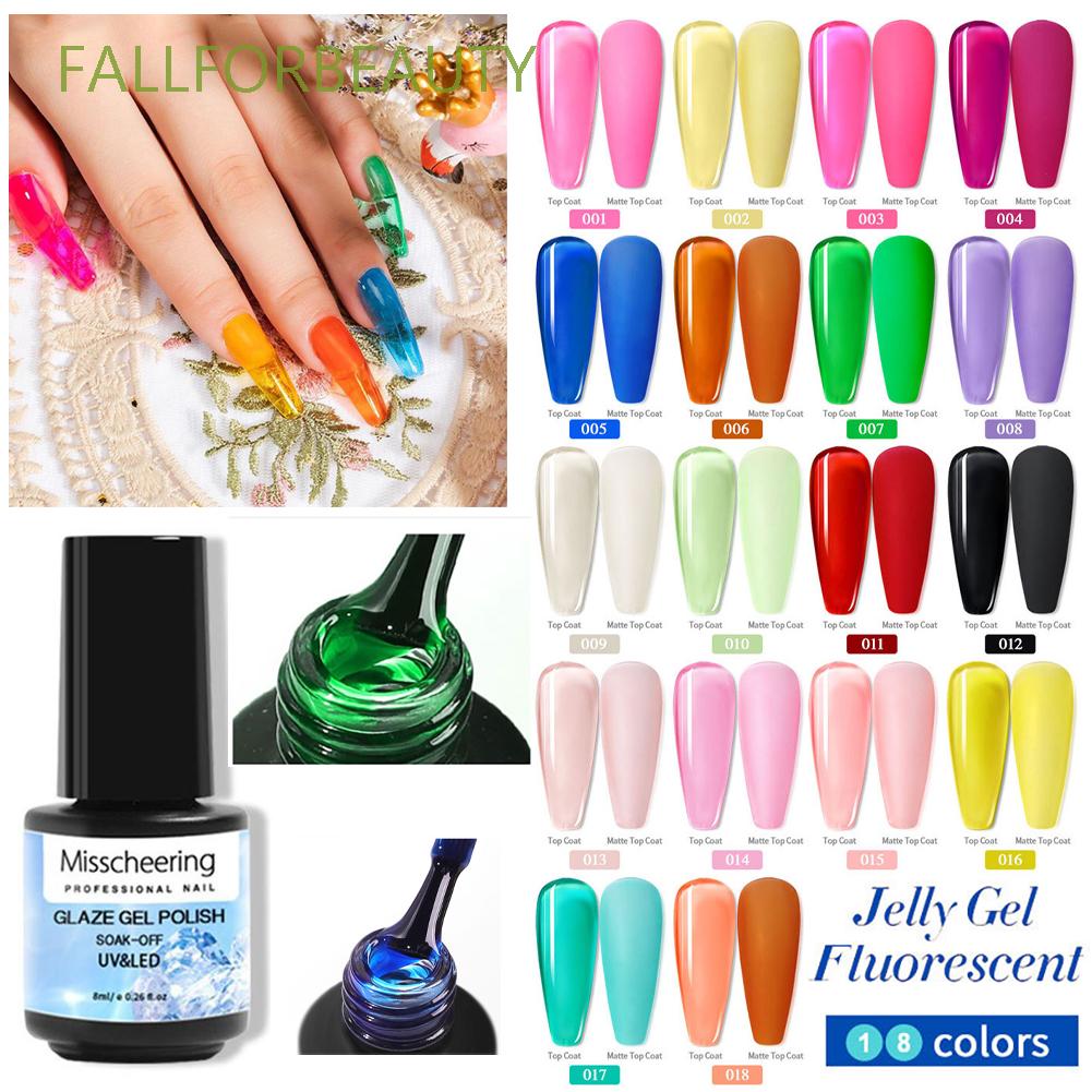 Sơn Móng Tay Gel Uv 8ml 18 Màu