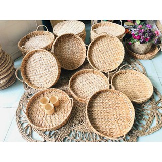 Khay cói tròn Decor