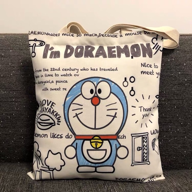 Túi Vải Tote Doremon Doraemon Túi Vải Đeo Vai