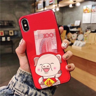 ốp lợn thần tài ví ( chỉ còn ip7pl )