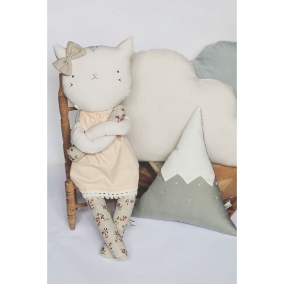 Bộ Kit tự thêu DIY THÚ BÔNG ĐÁNG YÊU CHO BÉ - BASIC  thú nhồi bông, búp bê hộ mệnh - MIE HANDMADE SHOP