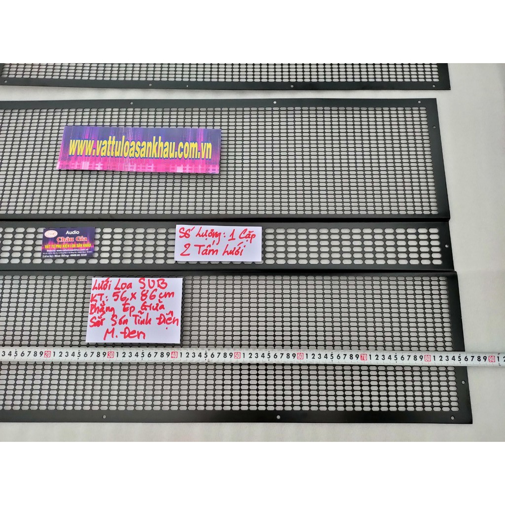 Lưới loa sub 5 tấc 56cm 86cm 2 tấm Audio châu Gia