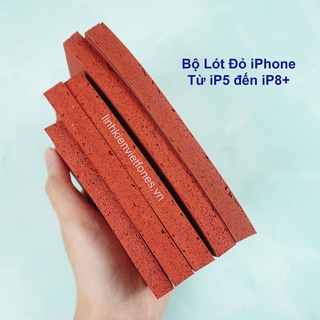 Bộ lót đỏ ép ip liền ron (5 miếng)