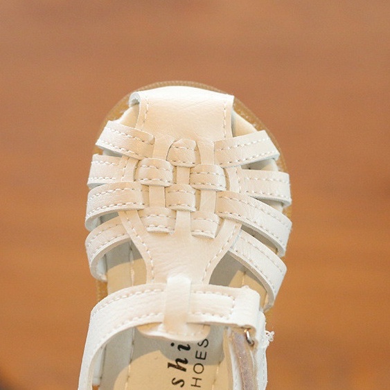 Dép rọ,sandal rọ quai đan cho bé gái 0-2 tuổi siêu xinh mềm êm chống trơn trượt