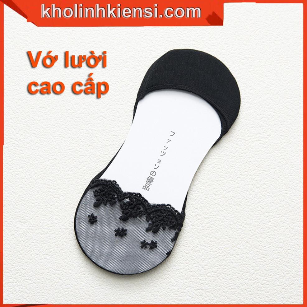 Vớ lười Nữ Cotton Trơn Cổ Ngắn Hàn Quốc - Tất Vớ Cổ Thấp Unisex Thấm Hút Mồ Hôi Cực Tốt