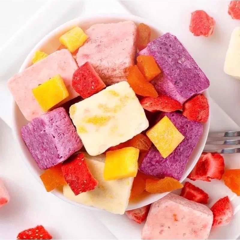 Sữa Chua Khô Sấy Lạnh Mix Thập Cẩm Vị Hoa Quả Gói 45g