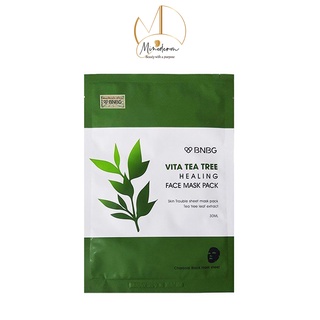Mặt Nạ BNBG Tràm Trà Thải Độc Da, Giảm Mụn Vita Tea Tree Healing Face Mask Pack 30ml