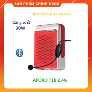 Máy trợ giảng aporo t18 2.4g không dây cao cấp ⚡️⚡️kèm ảnh thật⚡️⚡️dành cho giáo viên