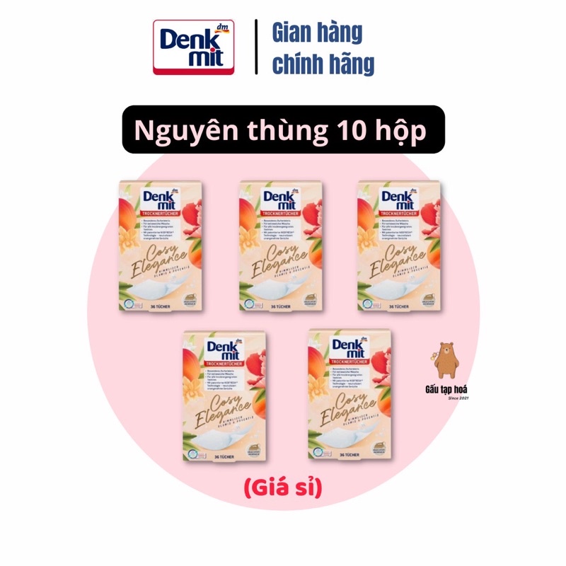 Nguyên set 10 hộp giấy thơm quần áo Denkmit Cosy Elegance