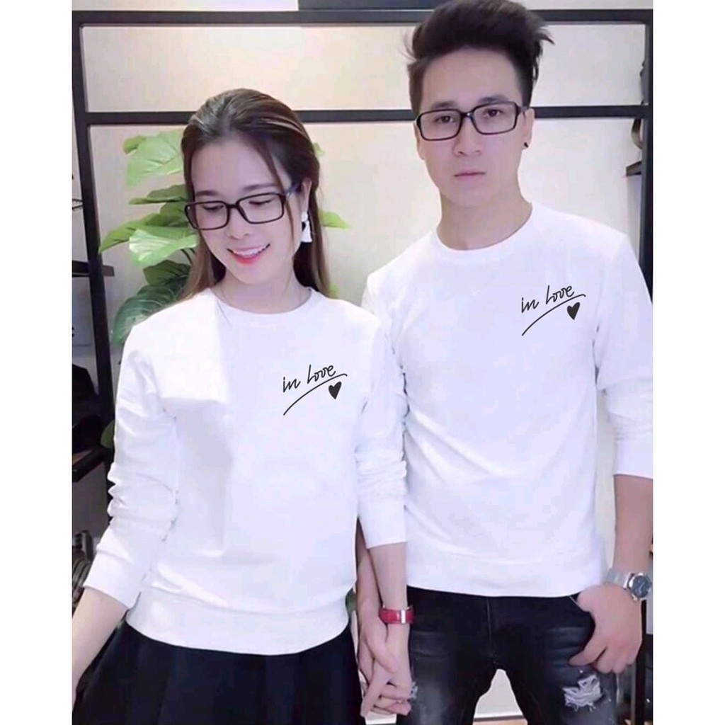 ÁO NỈ CHO CẶP ĐÔI THU ĐÔNG CHẤT LOẠI 1 RẺ VÔ ĐỊCH