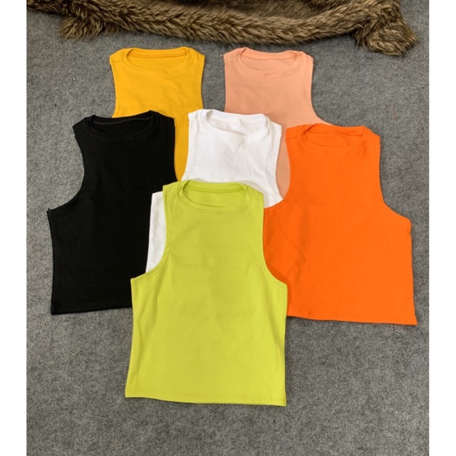 Áo crotop body L3- Áo croptop cổ lọ cổ ngắn nhiều màu (kèm ảnh thật)