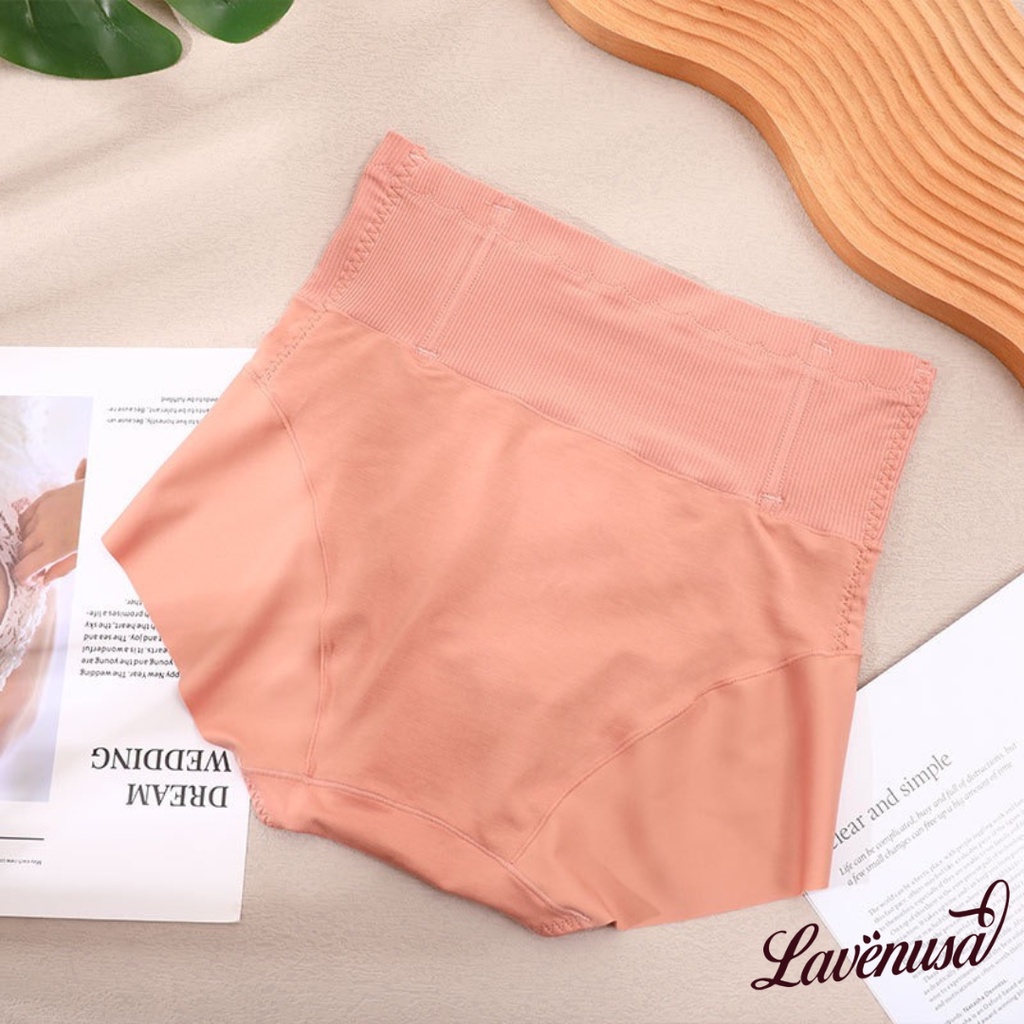 Quần lót nữ cotton cạp cao kháng khuẩn freesize dưới 65kg LAVENUSA QL104