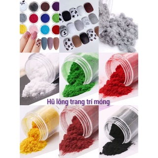 Hũ lông nhung trang trí móng tay hũ to 12gr