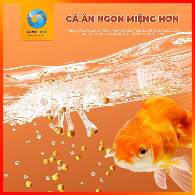 Thức ăn Yee Top Food - Cám cân bằng dinh dưỡng bổ sung tảo xoắn Spirulina và Vitamin đặc biệt cho cá vàng
