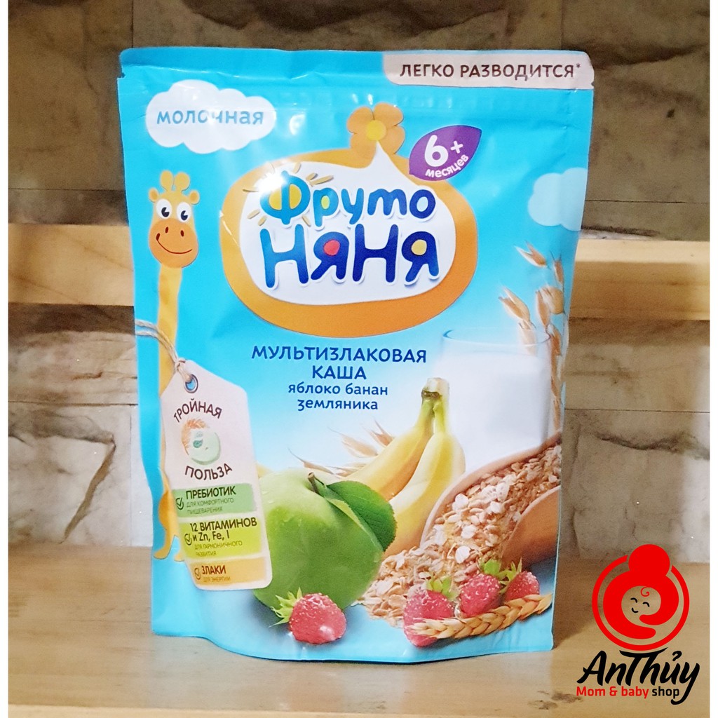 Bột Ăn Dặm Fruto Nga Các vị